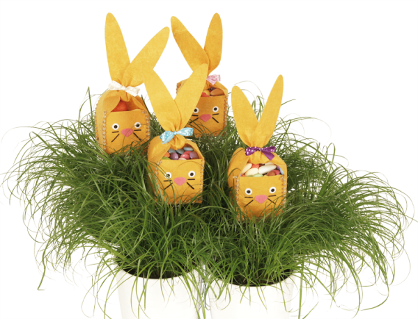 SUNNYSUE - DIY-Filzkörbchen "Langohr", 2er Set