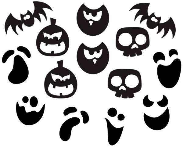 Stickerset "Halloween", 14er Set