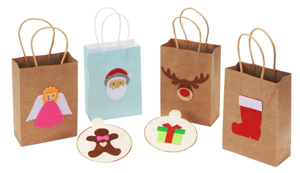 Filzbastelset Weihnachten 6er Set, 19-tlg.