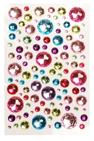 SUNNYSUE - Glitzersteine zum Aufkleben, 105tlg.