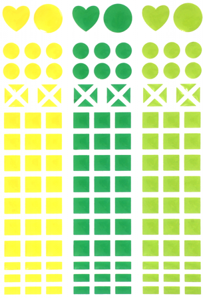 SUNNYSUE - Mosaik-Sticker "Grün", 138tlg.