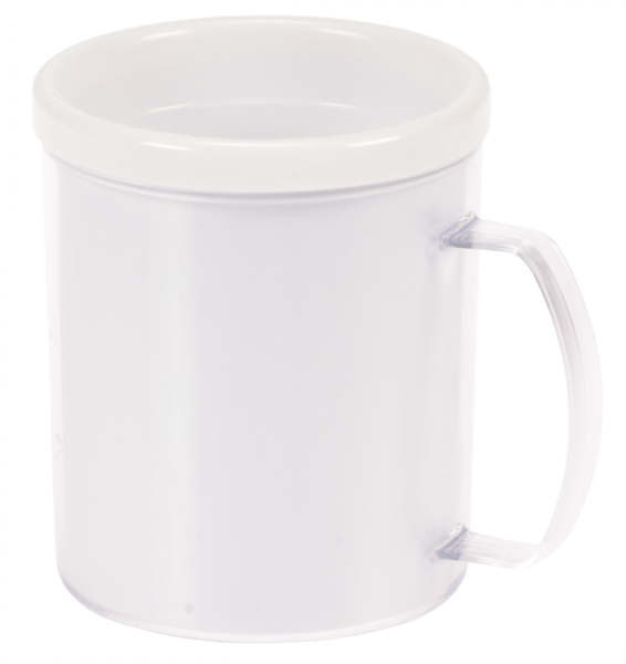 Tasse doppelwandig, bemalbar