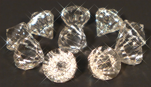 SUNNYSUE - Acryl-Diamanten, 5er Set