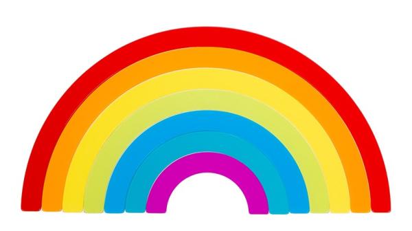 Acrylformen Regenbogenwelt,14-tlg.
