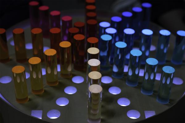 Acrylic cylinders, 30 pieces