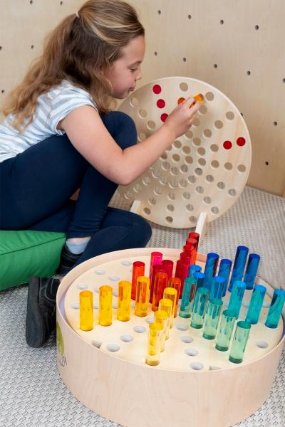 Acrylic cylinders, 30 pieces