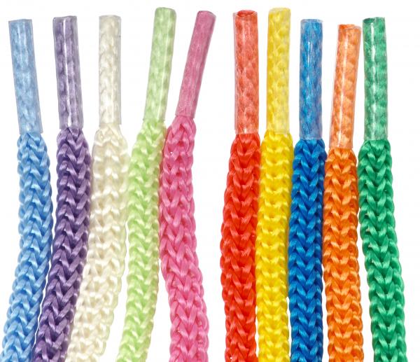 Fädelschnüre "Regenbogen 100 cm", 20tlg.