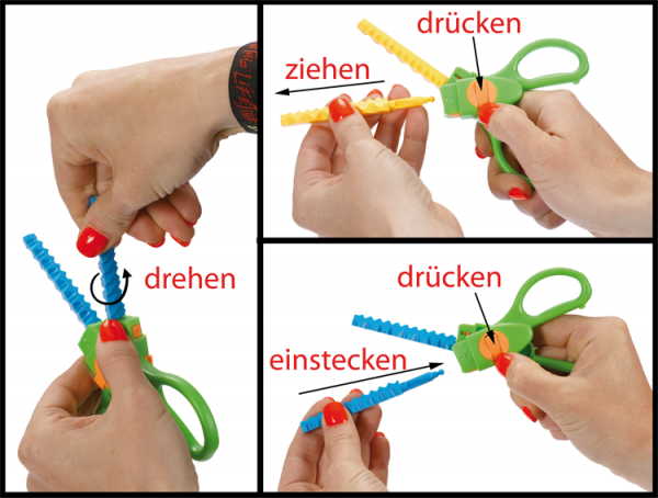 Kinder-Schere "Für 9 Bordüren", 1Stck