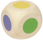 Maxi Spielwürfel Farben, 5 cm